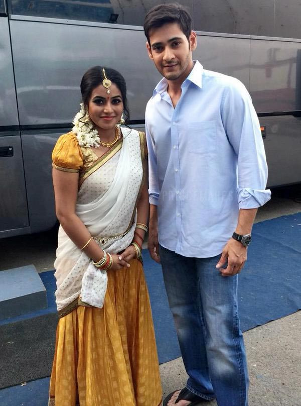 Scary Heroine Caught With Mahesh Babu