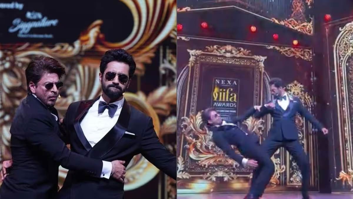 Shah Rukh dances to Oo Antava at IIFA 2024