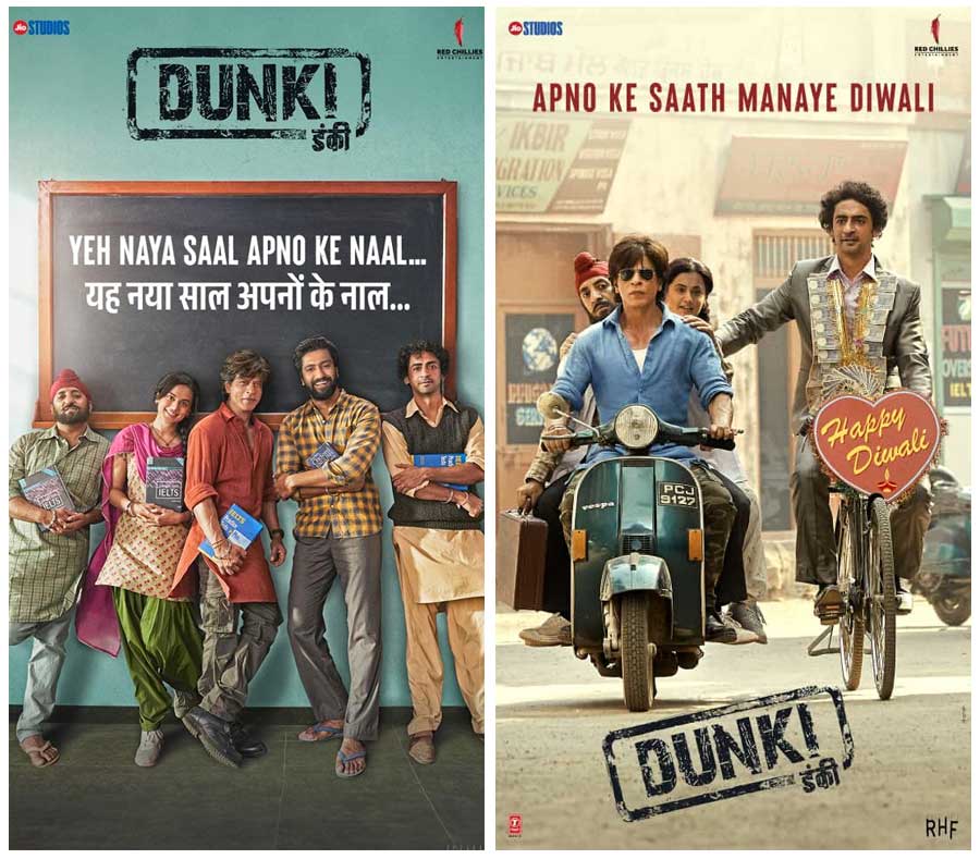 Shah Rukh Khan Dunki releases new poster on Diwali