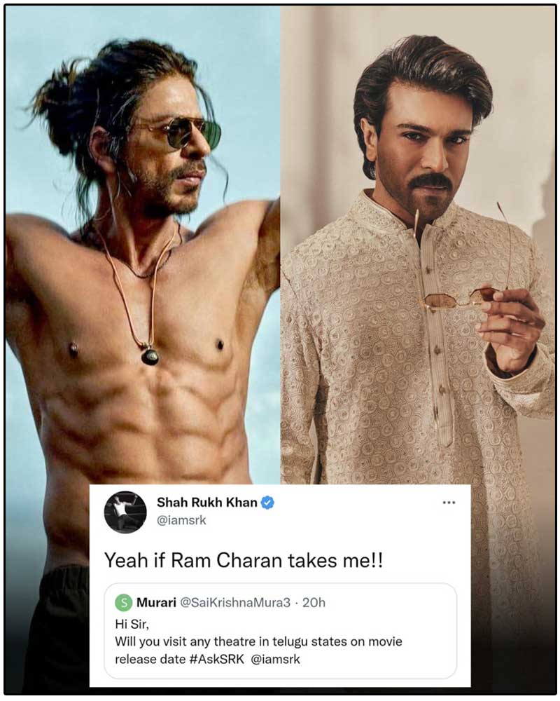 Shah Rukh Khan Request to Ram Charan