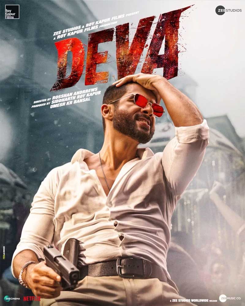 Shahid Kapoor - Deva Teaser Out Now