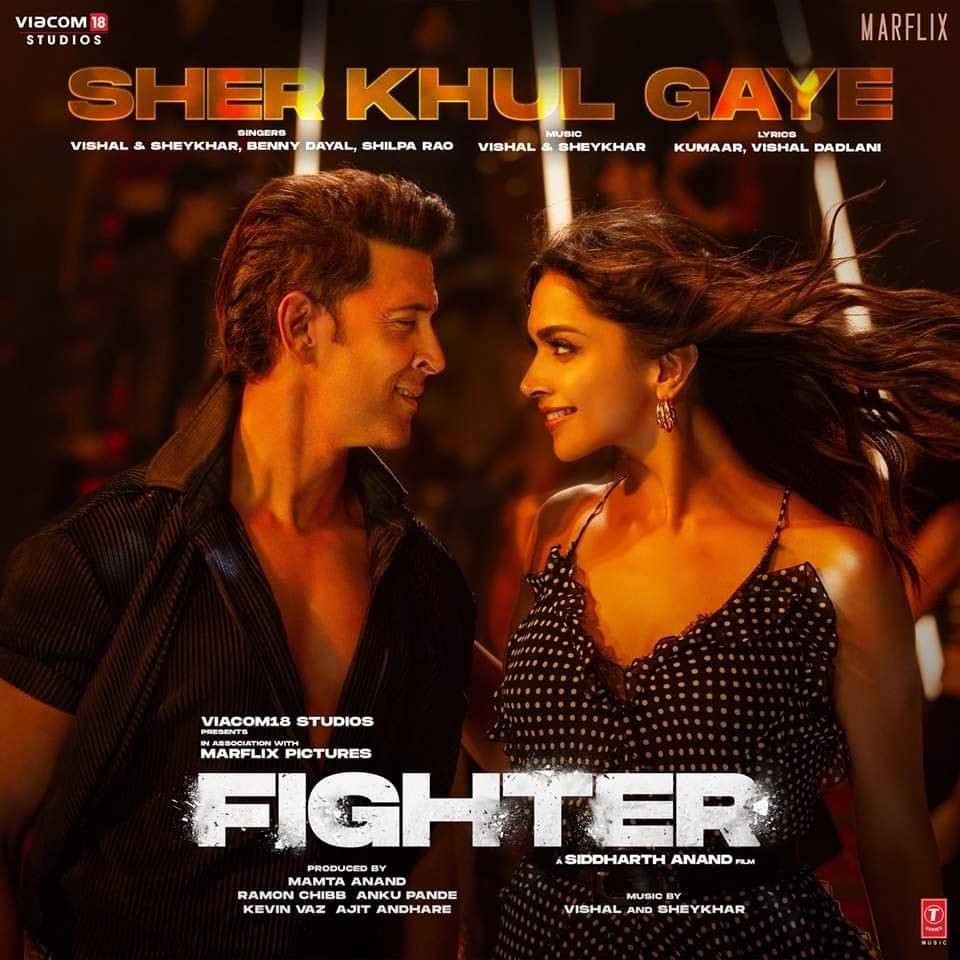 Sher Khul Gaya song released from Fighter