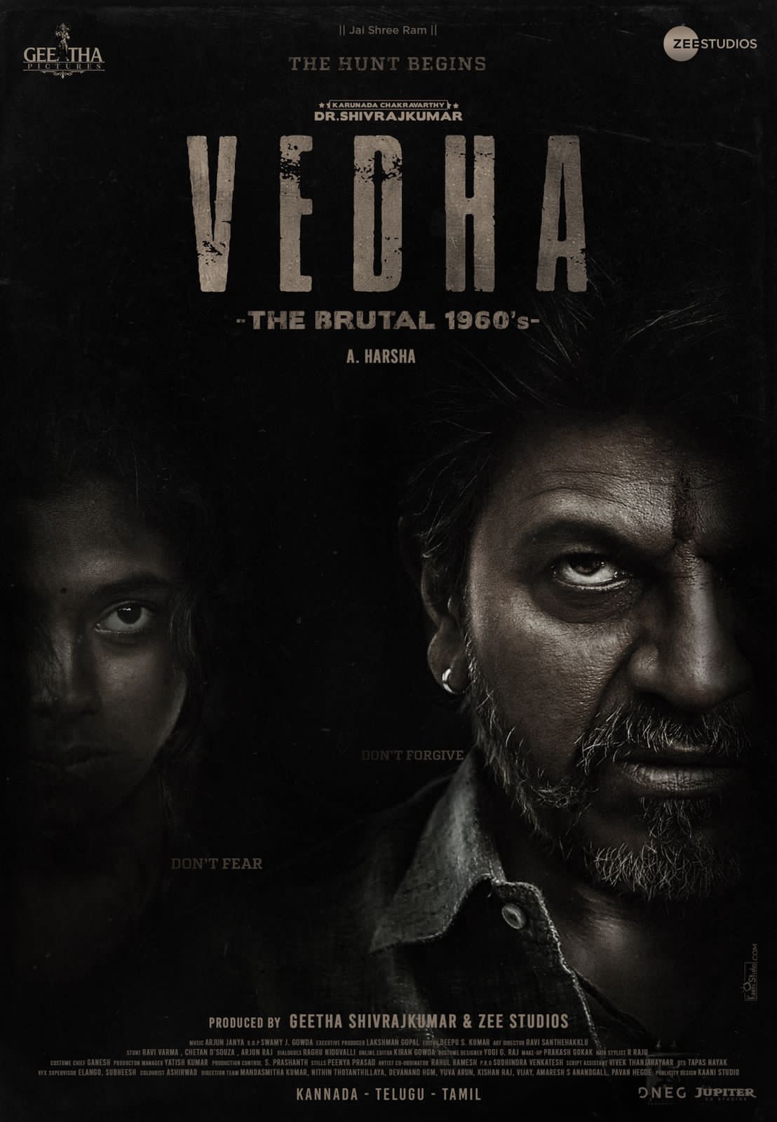 Shiv Raj Kumar turns ferocious as Vedha