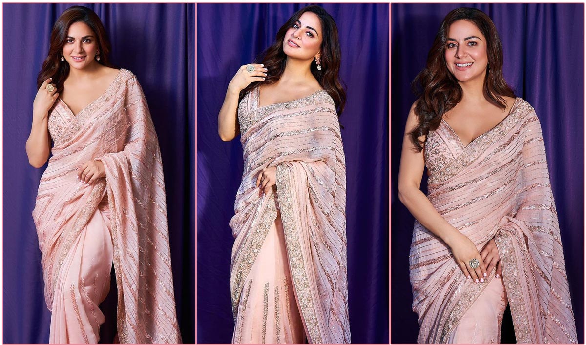 Shraddha Arya Sparkles In A Saree