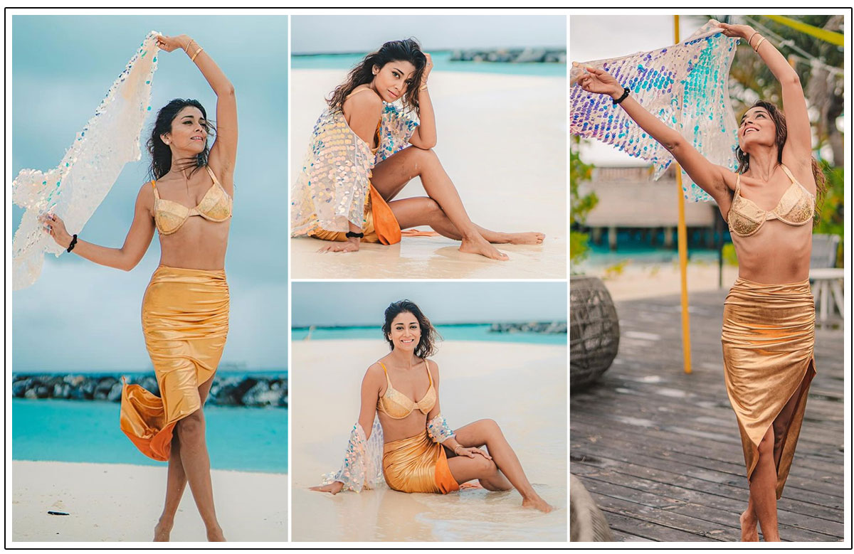 Shriya Saran Radiates Glamour in Maldives 