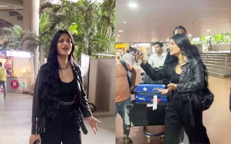 Shruti Haasan Chased By Stranger In Airport