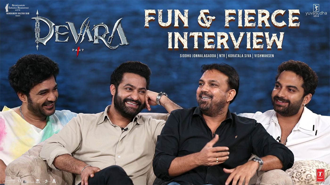 Siddhu Jonnalagadda, Vishwaksen talk with NTR drives all crazy about Devara