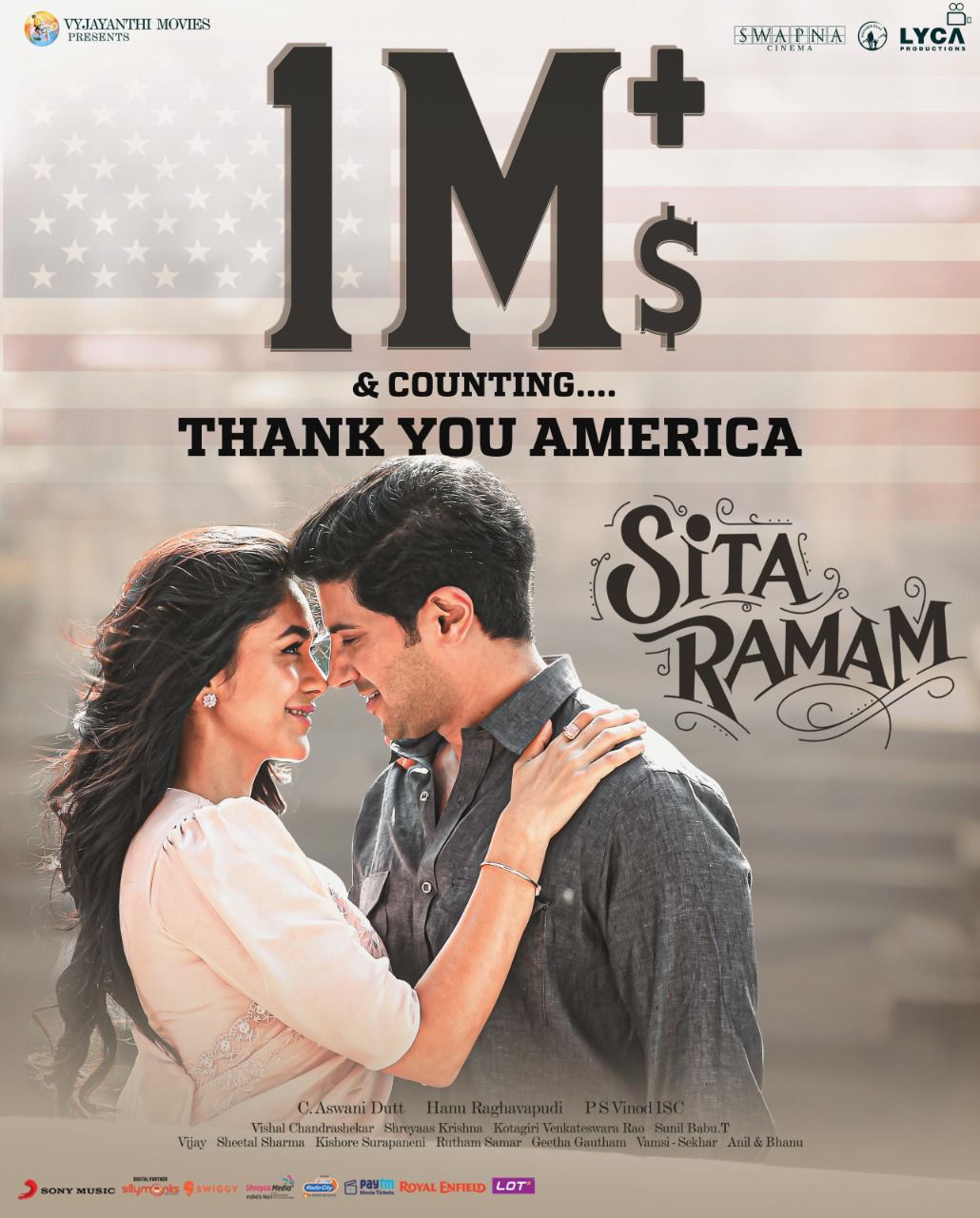 Sita Ramam movie breaches a milestone in US