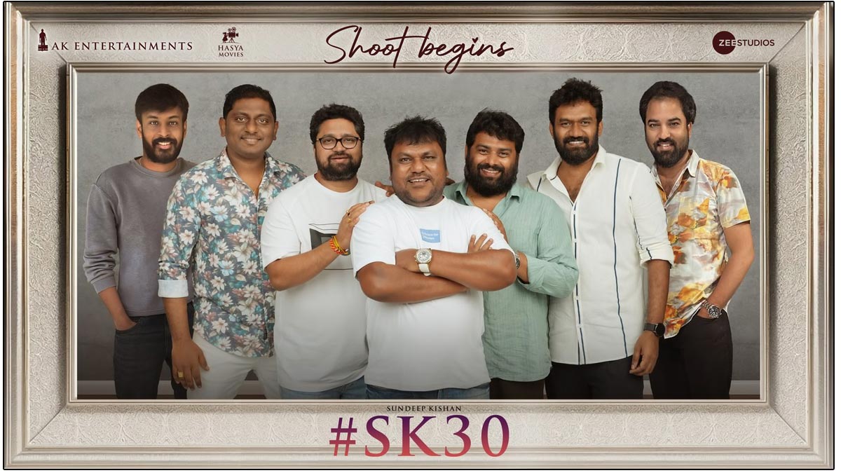 SK 30 Shoot Begins In Hyderabad