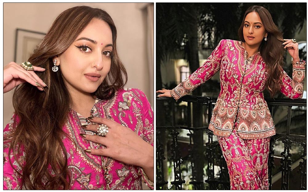 Sonakshi Sinha dazzles in Pink outfit