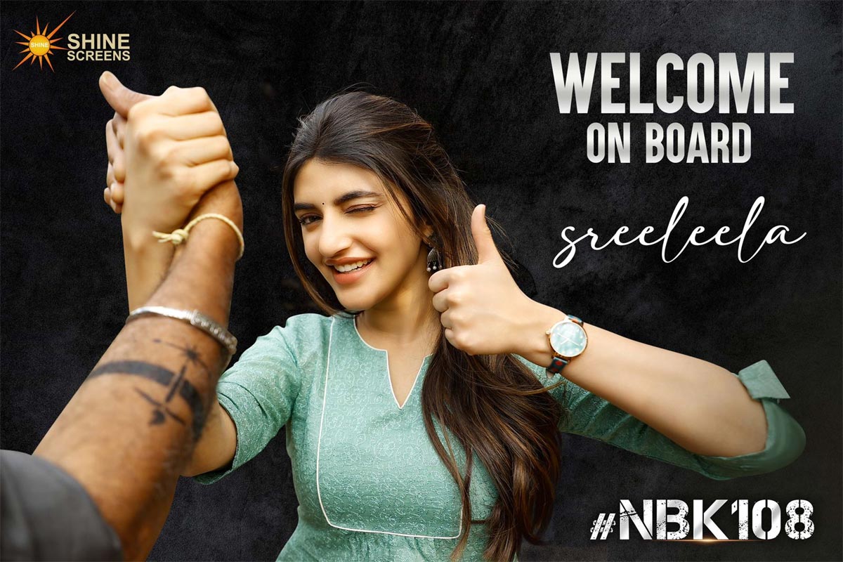 Sreeleela Joins NBK108