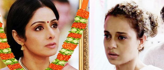 Sridevi and Kangana Ranaut