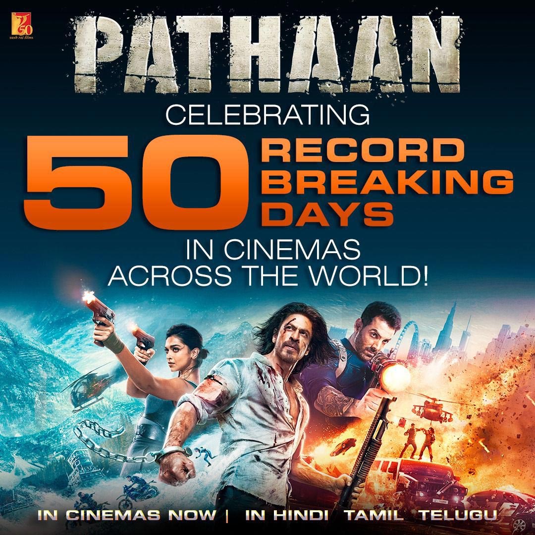 SRK Created History With Pathaan Completing 50 Days