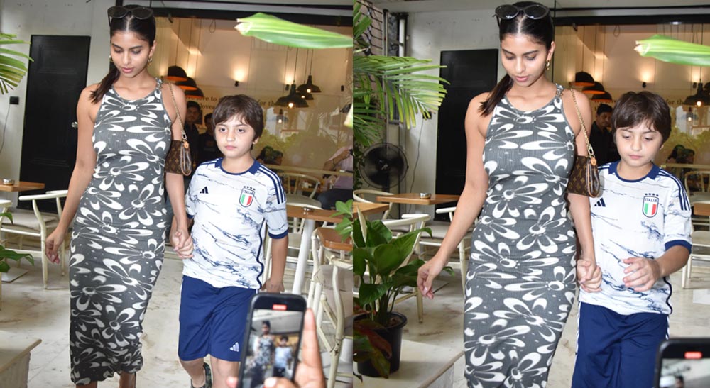 SRK kids hangs out in Mumbai