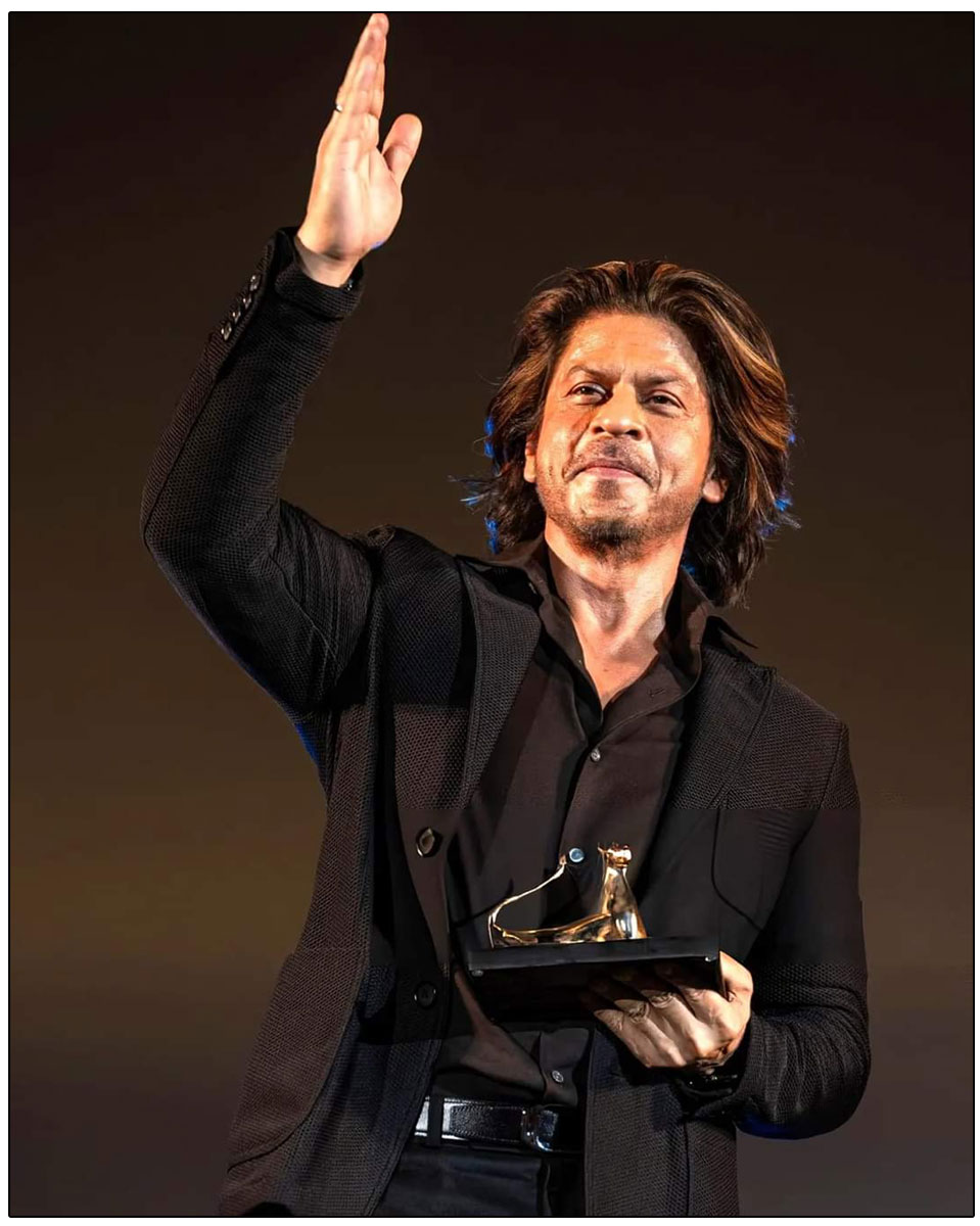 SRK to receive the prestigious Pardo alla Carriera award at the 77th Locarno Film Festival