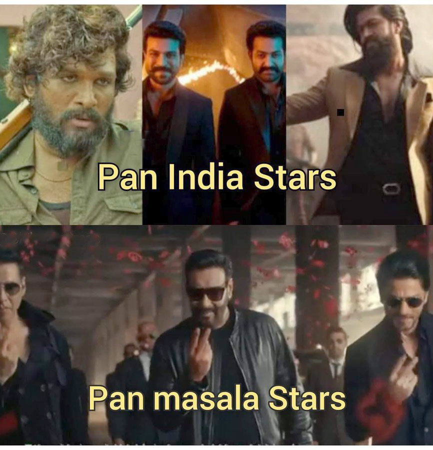 Stars endorsing pan masala products