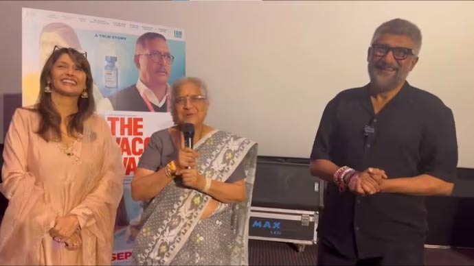 Sudha Murthy watches The Vaccine War