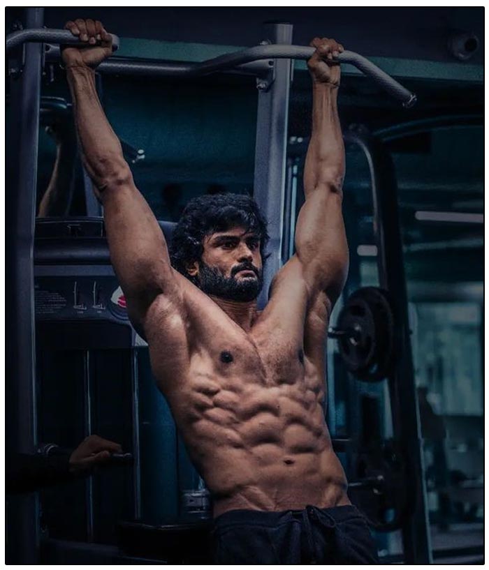 Sudheer Babu shares a photograph that encapsulates the essence of his dedication to fitness