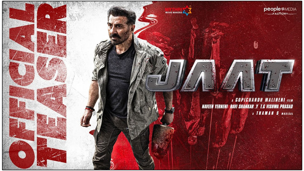  Sunny Deol Jaat Teaser Promises an Action-Packed Ride