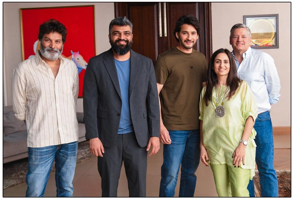 Super Star Mahesh Babu with Netflix CEO Ted Sarandos