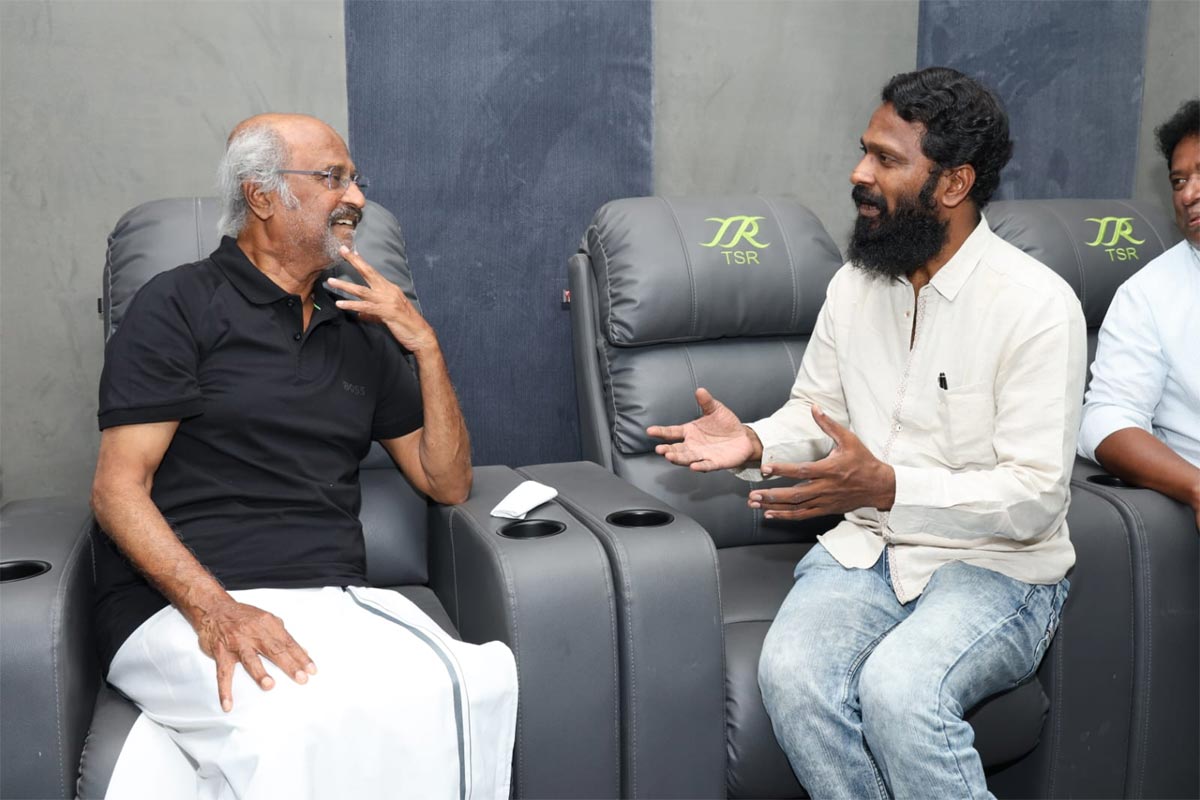 Super Star Rajinikanth enjoys Viduthalai 1