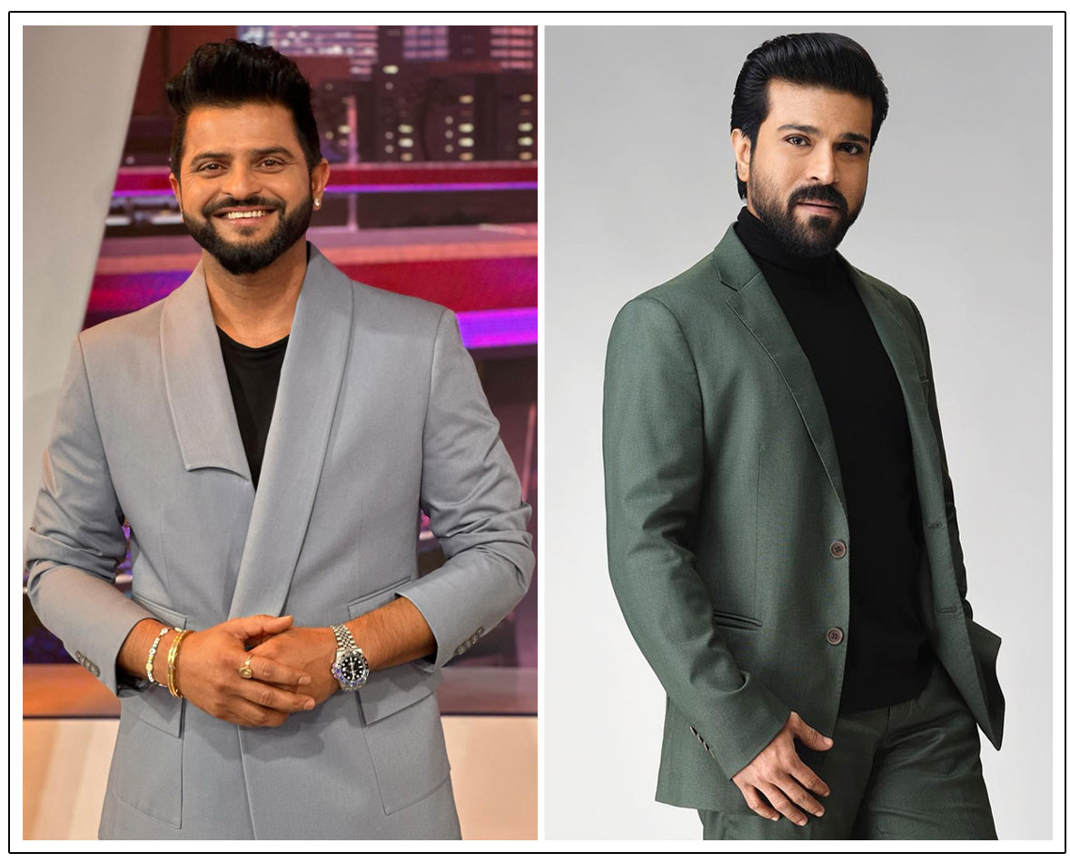  Suresh Raina declared Ram Charan as one of his favorite actors