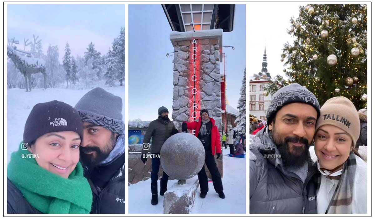 Suriya and Jyothika are enjoying their vacation