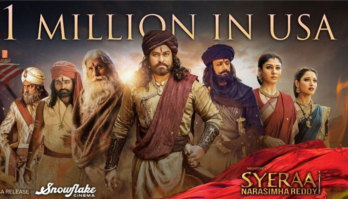 Sye Raa Breaches $1M in USA