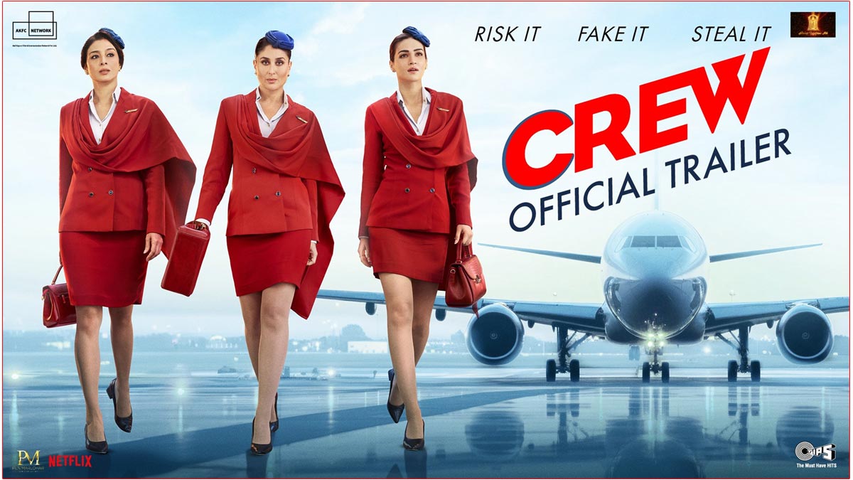  Tabu, Kareena Kapoor, Kriti Sanon Starrer The Crew Trailer Is Out