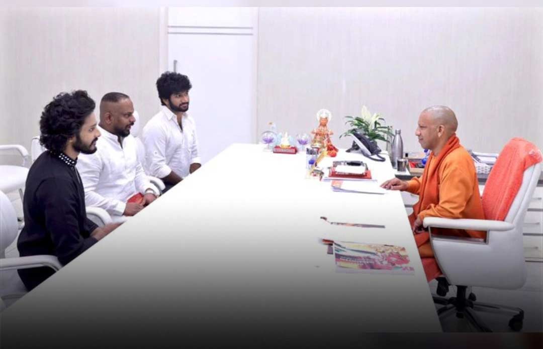 Teja Sajja, Prashanth Varma meets UP CM Yogi