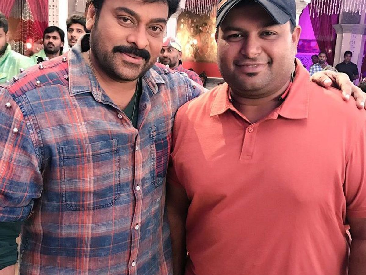 Thaman with Chiranjeevi