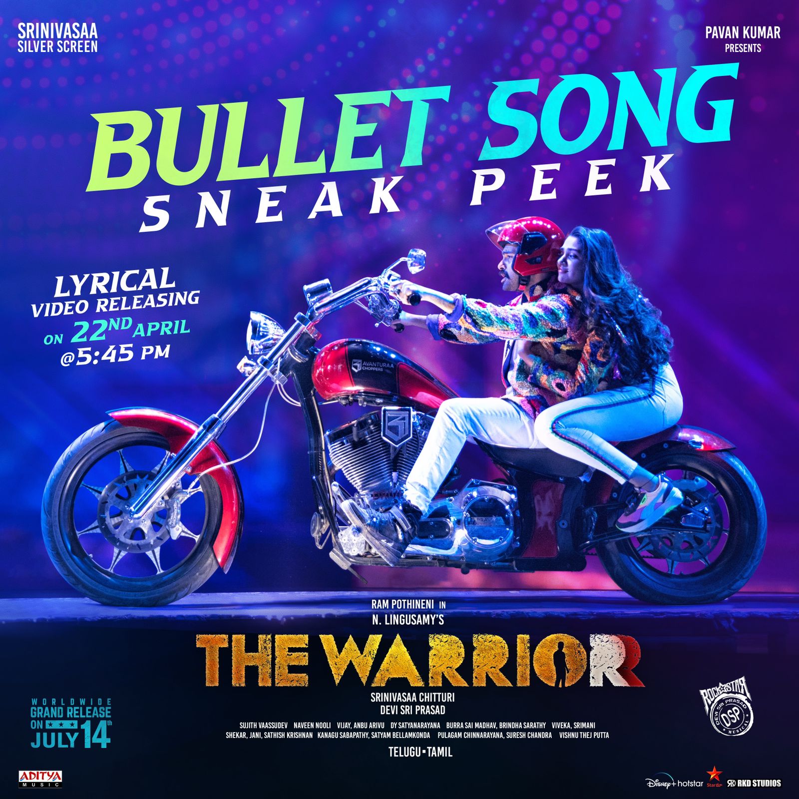 The Warriorr's Bullet Ride sneak peek out