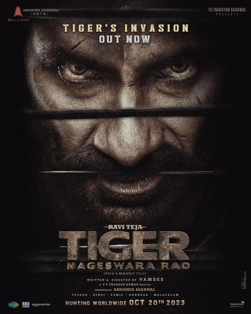 Tiger Nageswara Rao Teaser: Ravi Teja As Powerful Robber | cinejosh.com
