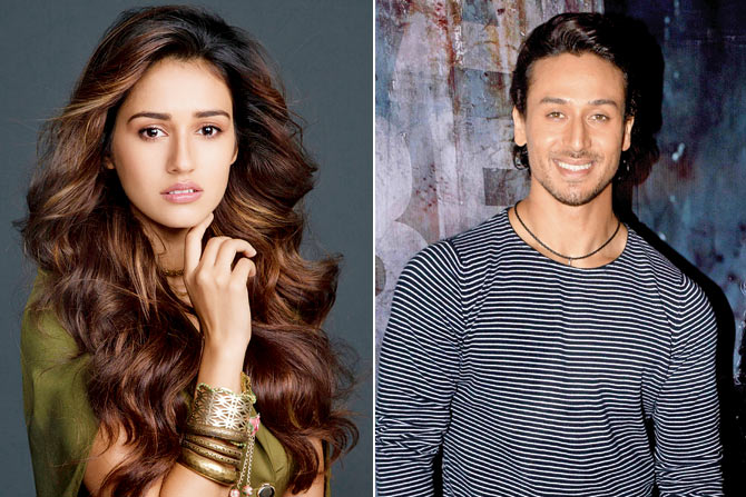 Tiger shroff with Disha patani 