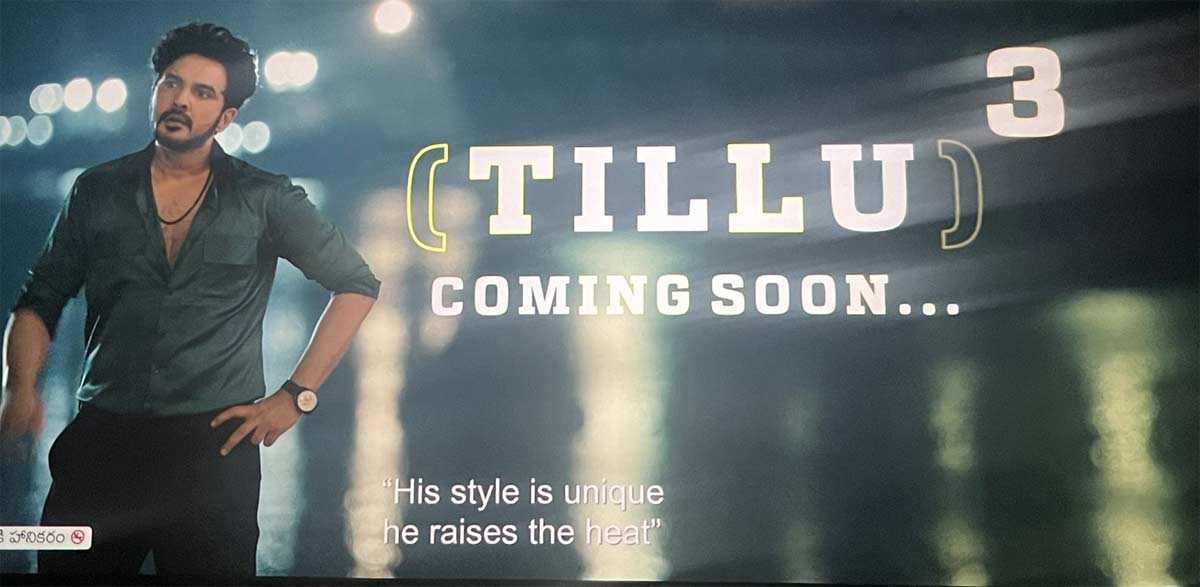 Stage set for Tillu Cube | cinejosh.com