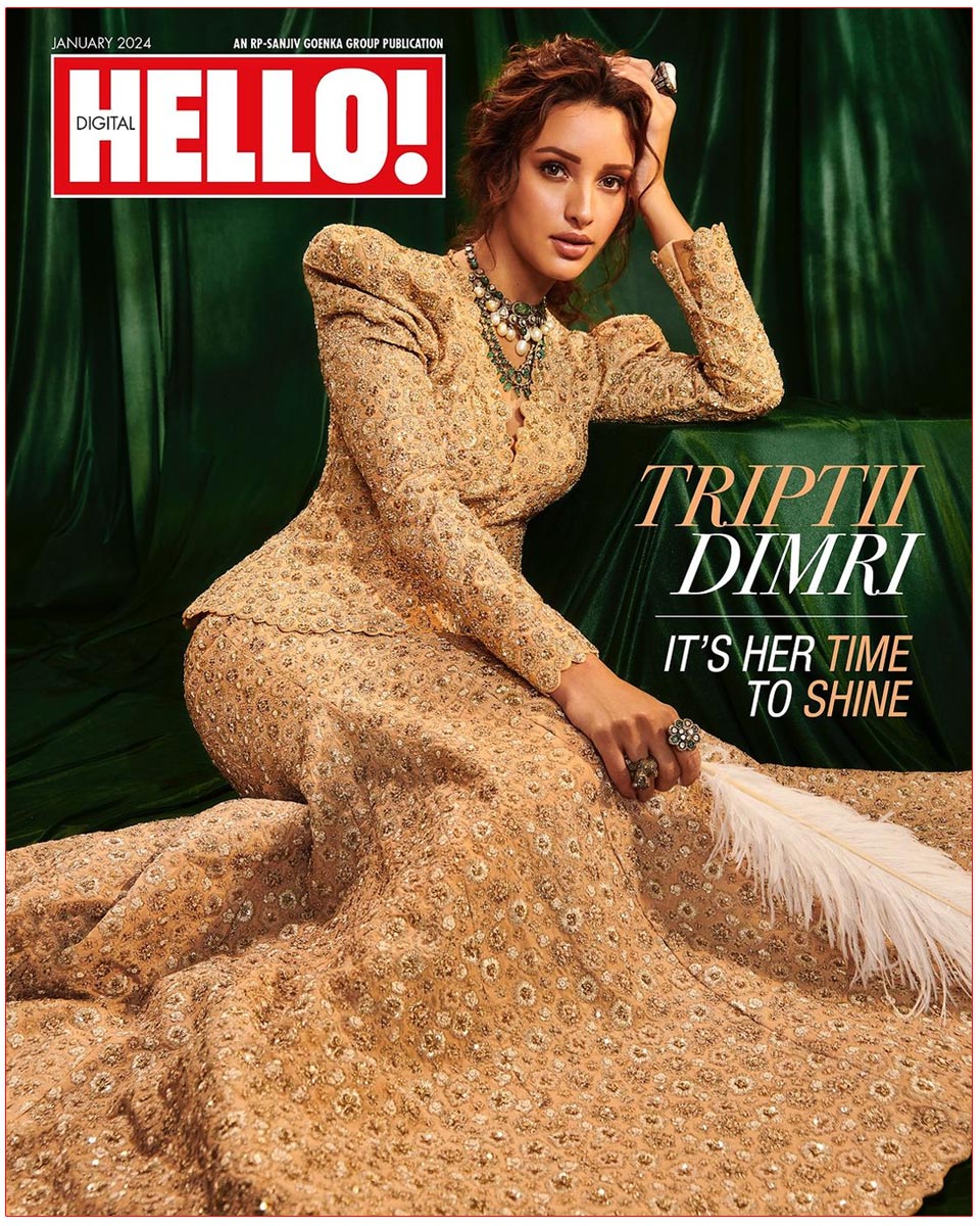 Tripti Dimri Increases Temperatures On Hello Cover