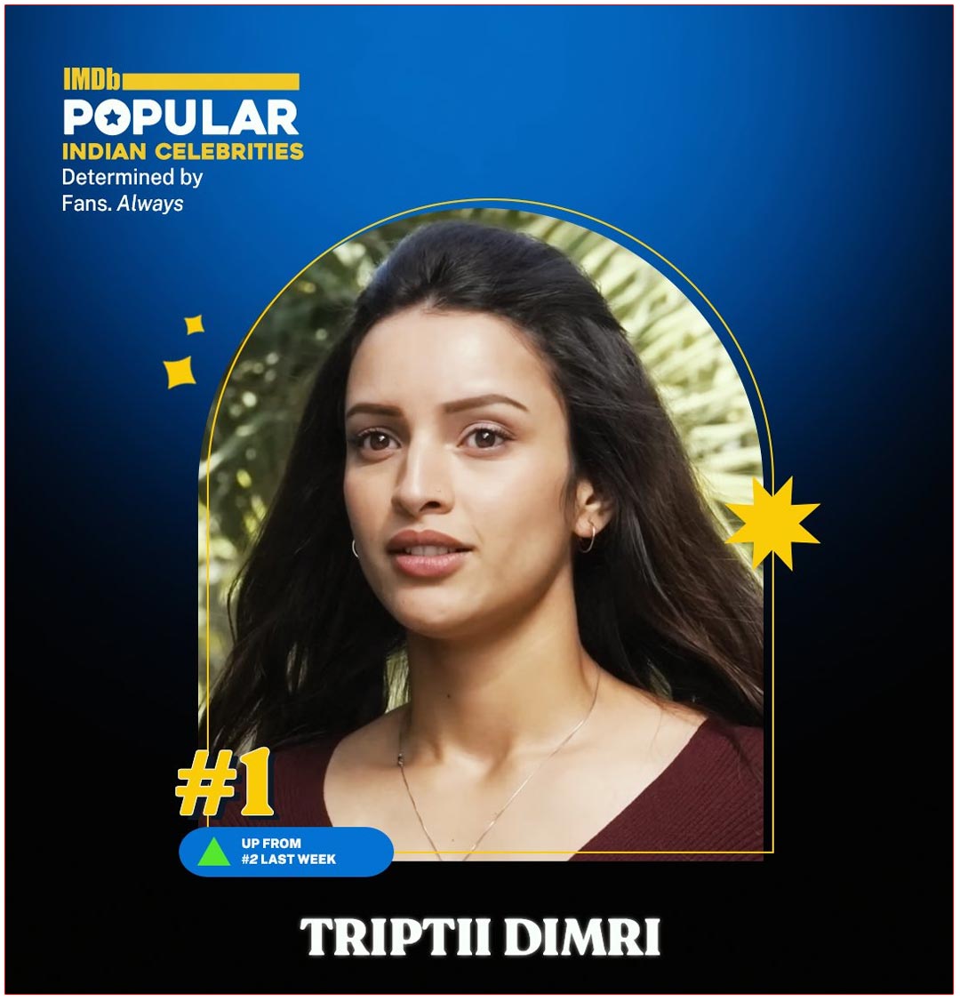 Tripti Dimri  Tops IMDB list for the week 