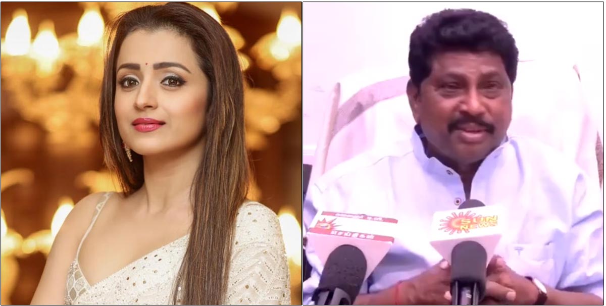 Trisha Krishnan Takes Action Against Politician AV Raju