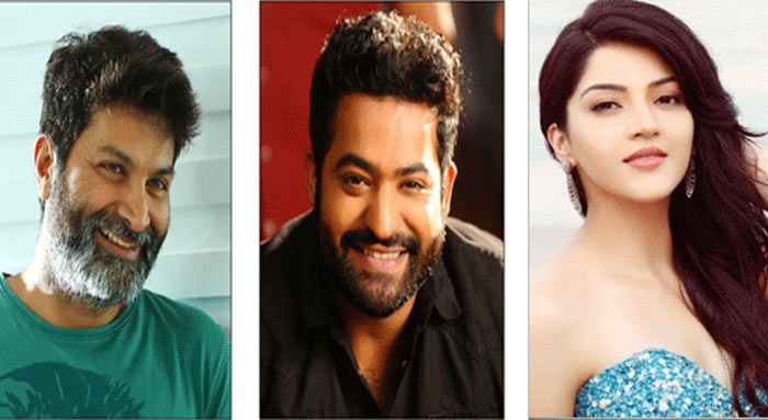 Trivikram, Jr ntr and Mehreen Kaur Pirzada