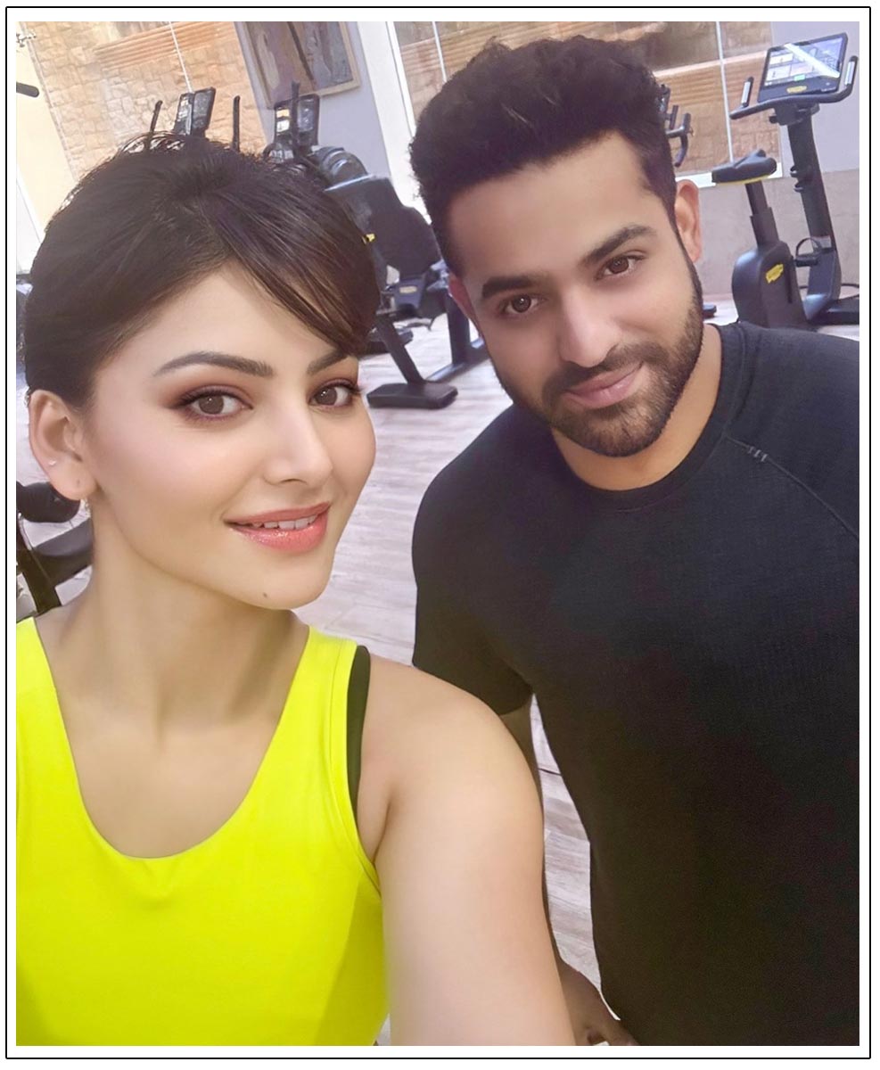 Uravashi Rautela shares her pic with Young Tiger NTR