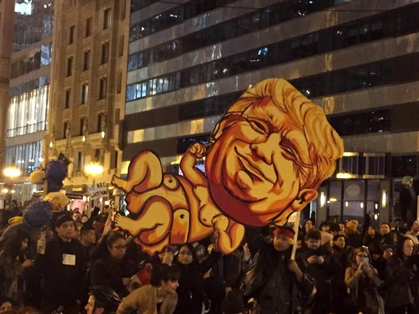 USA Boiling With Anti Trump Protests