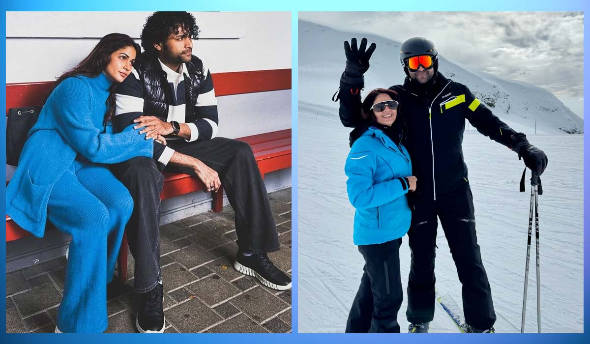 Varun Tej Enjoys Snowy Switzerland with Wife Lavanya