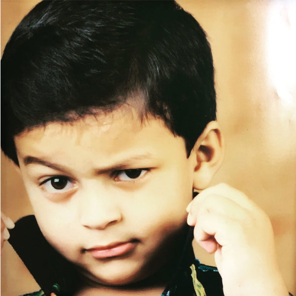 Varun Tej's Gang Leader Pose in Childhood