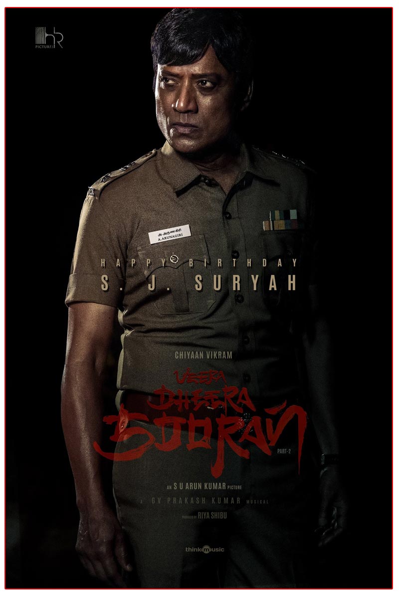 Veera Dheera Sooran Part 2 had a new character poster of actor SJ Suryah is released