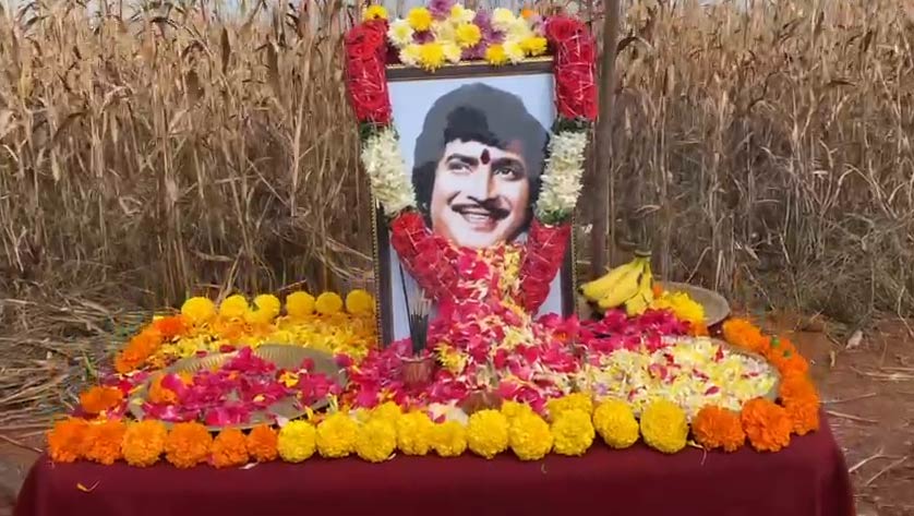 Veera Simha Reddy Paid Respects To Krishna Garu On Location