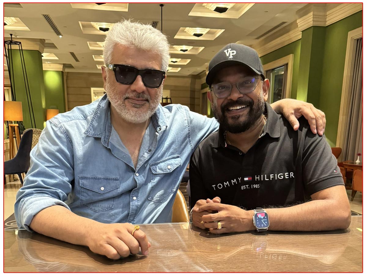 Venkat Prabhu shared a photo of himself with Ajith