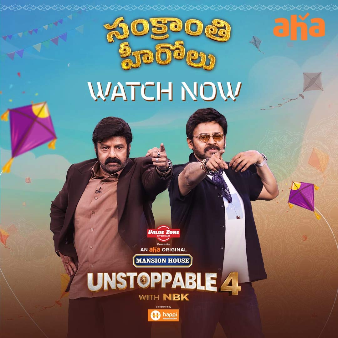 Venkatesh for Unstoppable Season 4