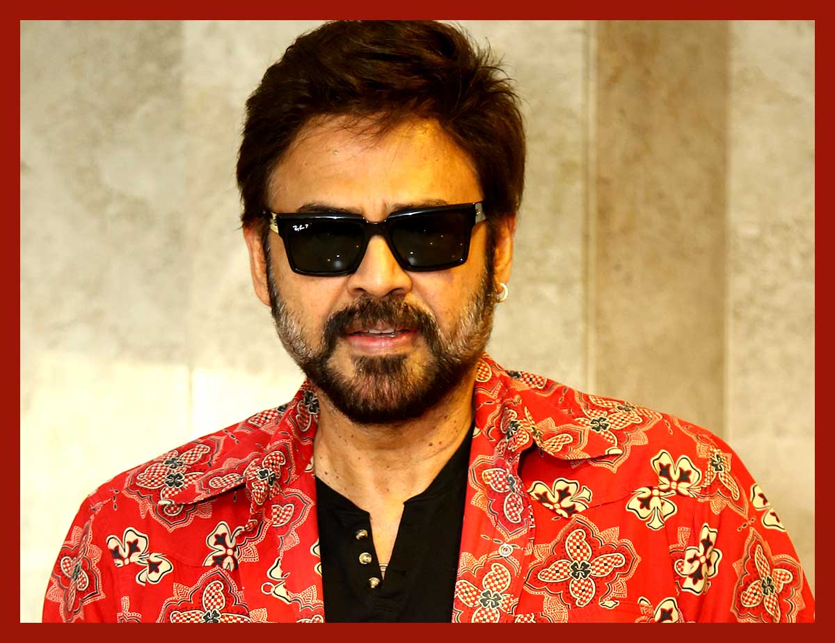 Venkatesh sharing screen with three heroines in Saindhav 