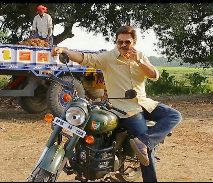 Venky Mama Rocking Look