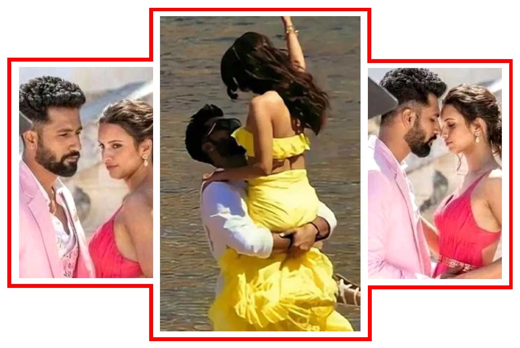 Vicky Kaushal and Tripti Dimri leaked photos from Croatia shoot